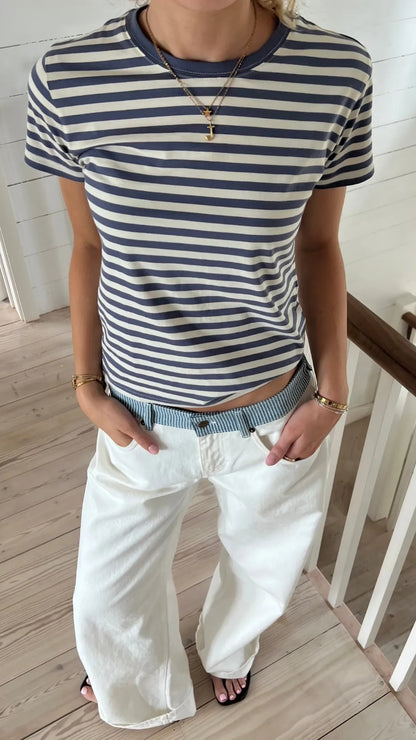 Marin Striped Baby Tee