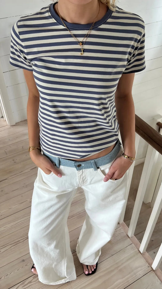 Marin Striped Baby Tee