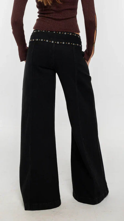 Ava Studded Wide Pants