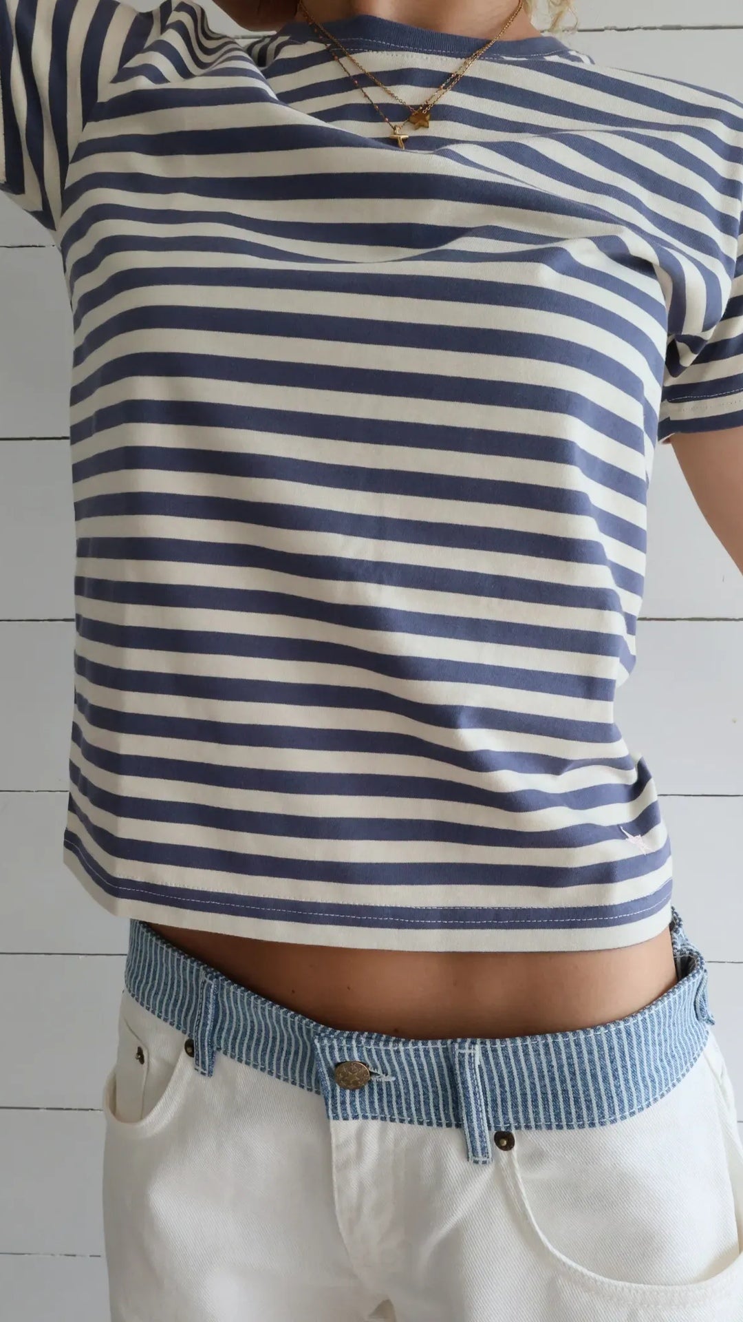 Marin Striped Baby Tee