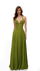 The Green Pleated Corset Dress